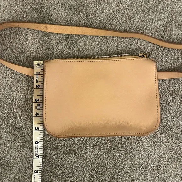 MADEWELL Tan Leather Crossbody/ Belt Bag - Picture 6 of 9